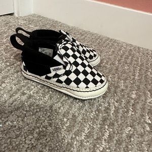 Vans checkered slip ins baby